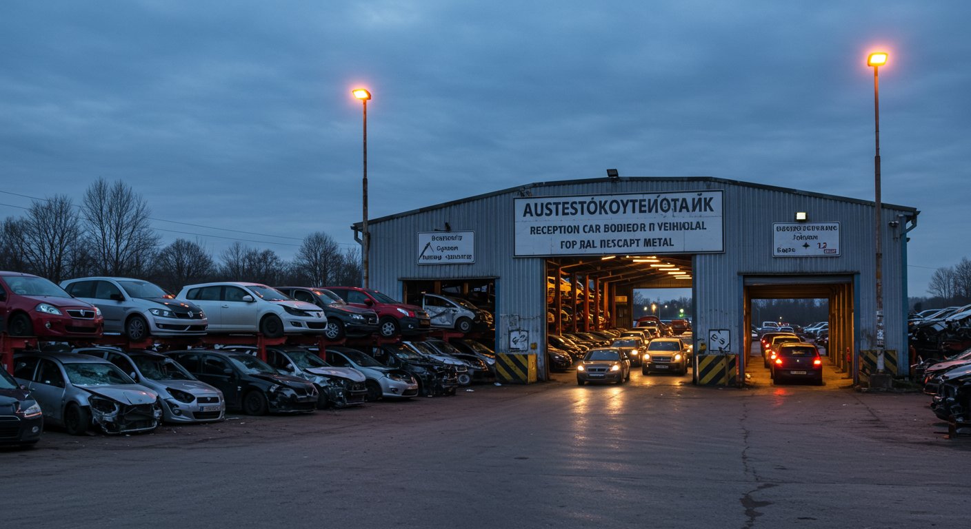 Приём автомобильных кузовов на металлолом