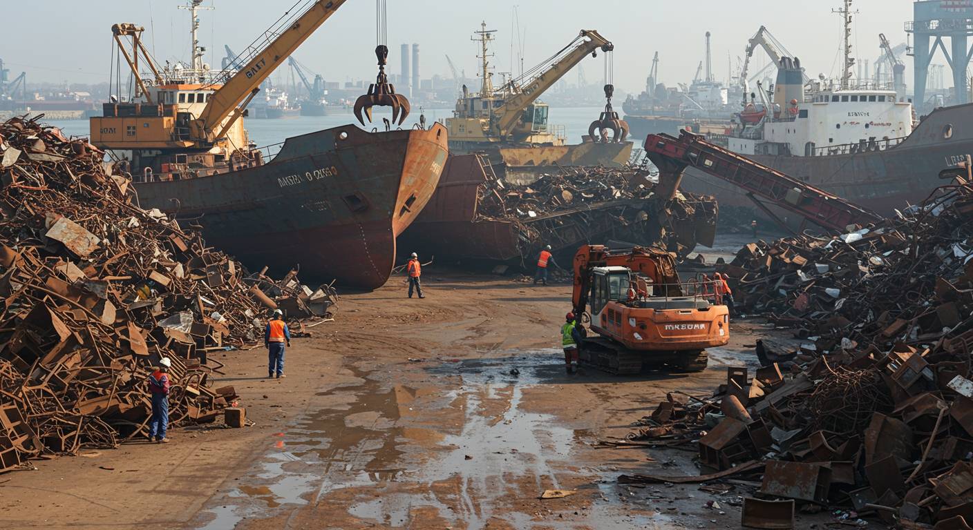 Профессиональный демонтаж металлолома на морских судах Демонтаж металлолома на морском судне