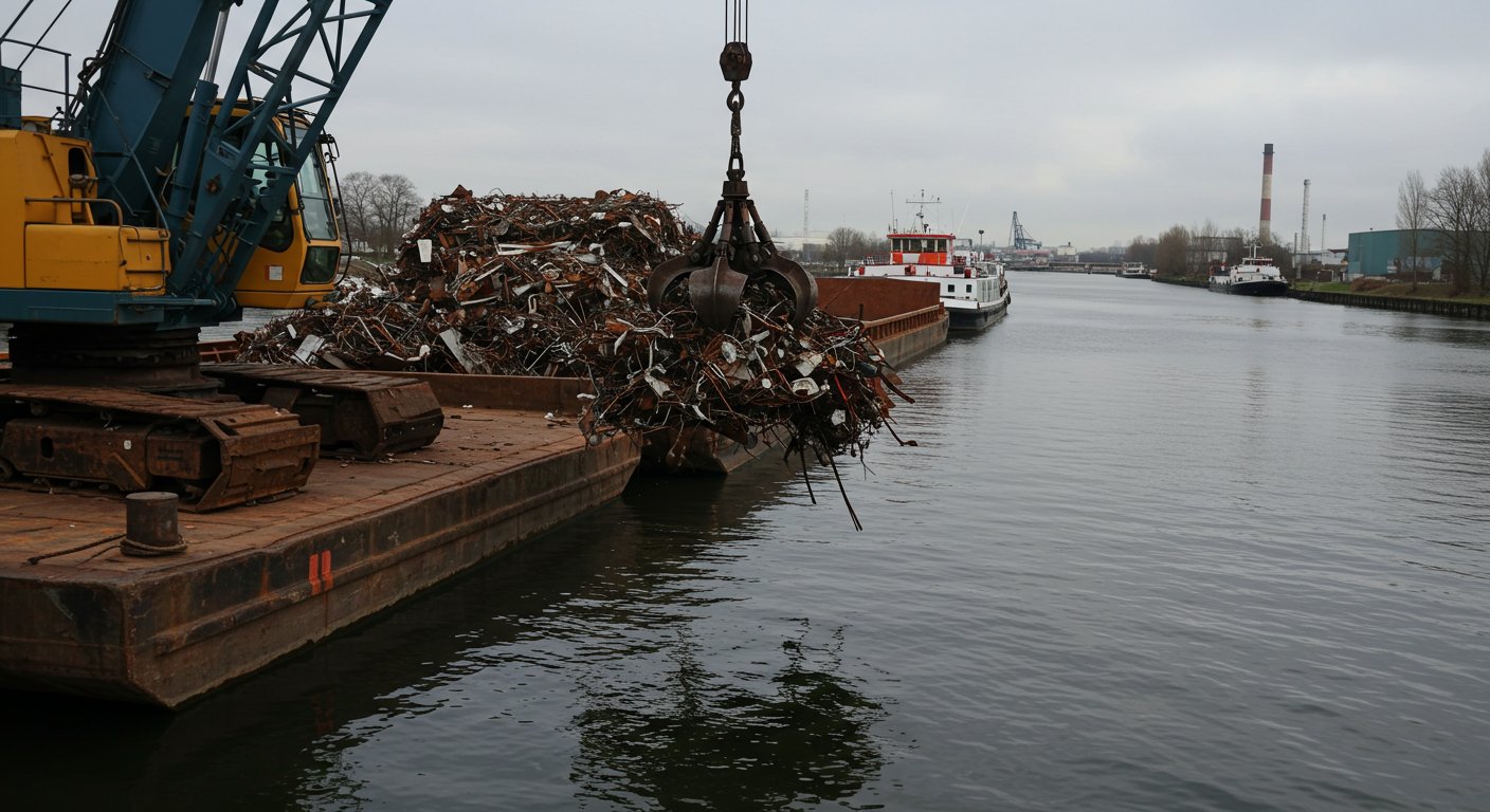 Вывоз металлолома с водного транспорта