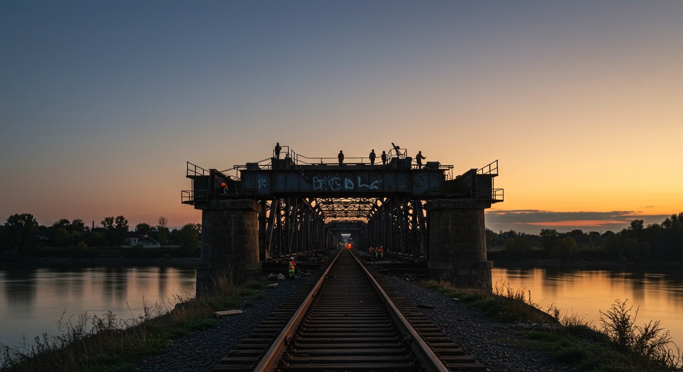 Демонтаж железнодорожных мостов