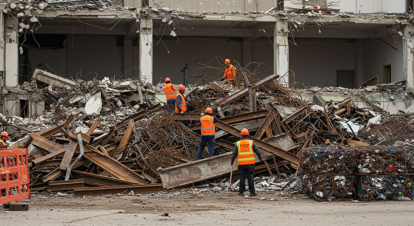 Вывоз металлических отходов после демонтажа Вывоз металлических отходов после демонтажа