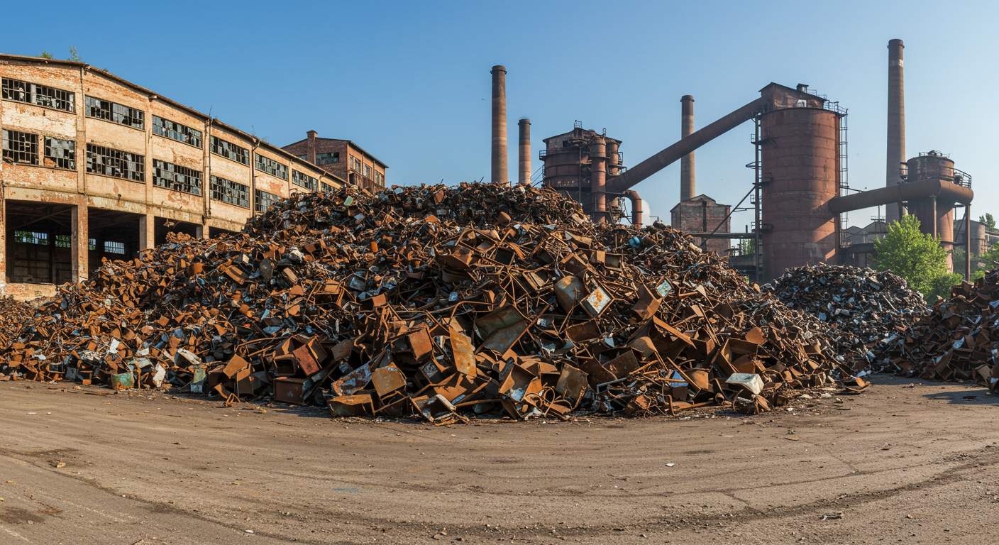 Приём металлолома после ликвидации производства