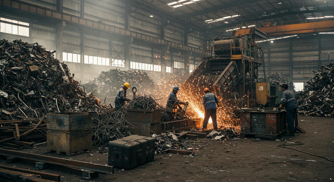 Профессиональный демонтаж металлолома на прокатных станах Демонтаж металлоконструкций на прокатном стане