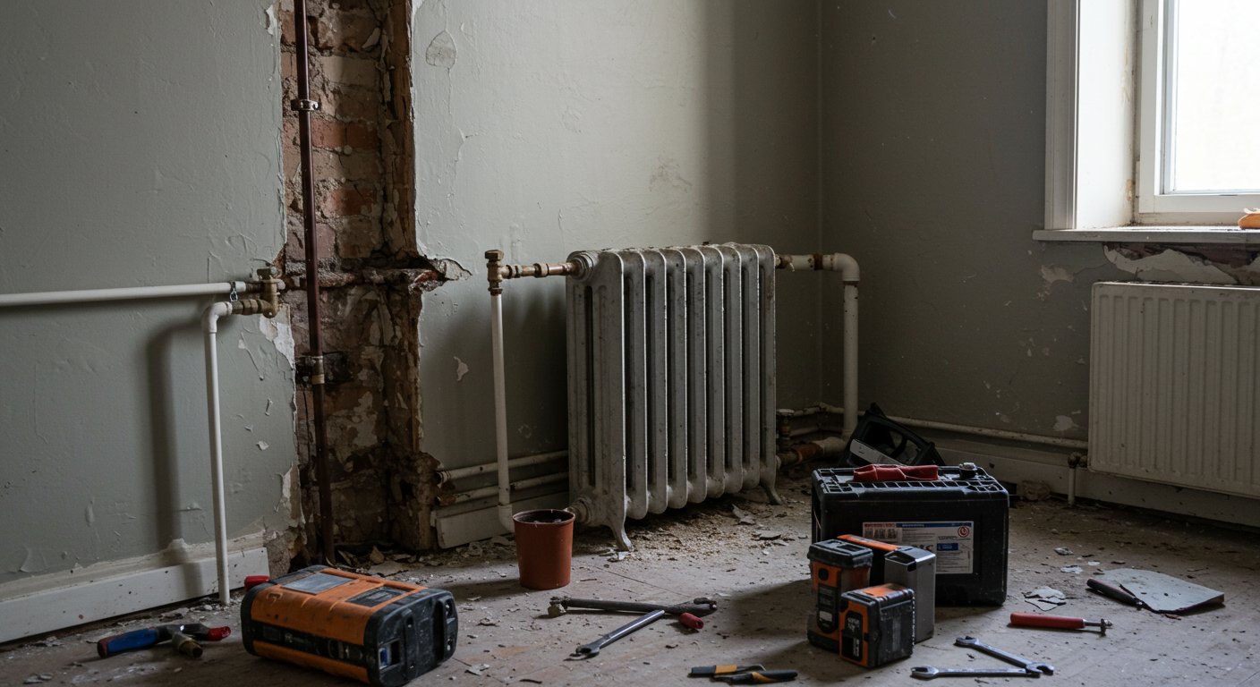 Вывоз чугунных батарей и радиаторов