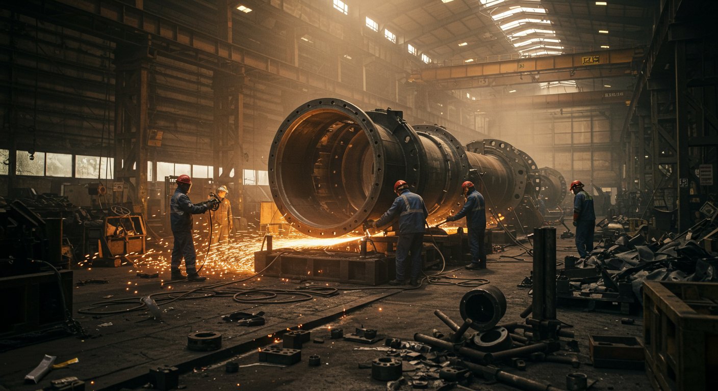 Демонтаж металлического оборудования на заводе Демонтаж металлического оборудования на заводе