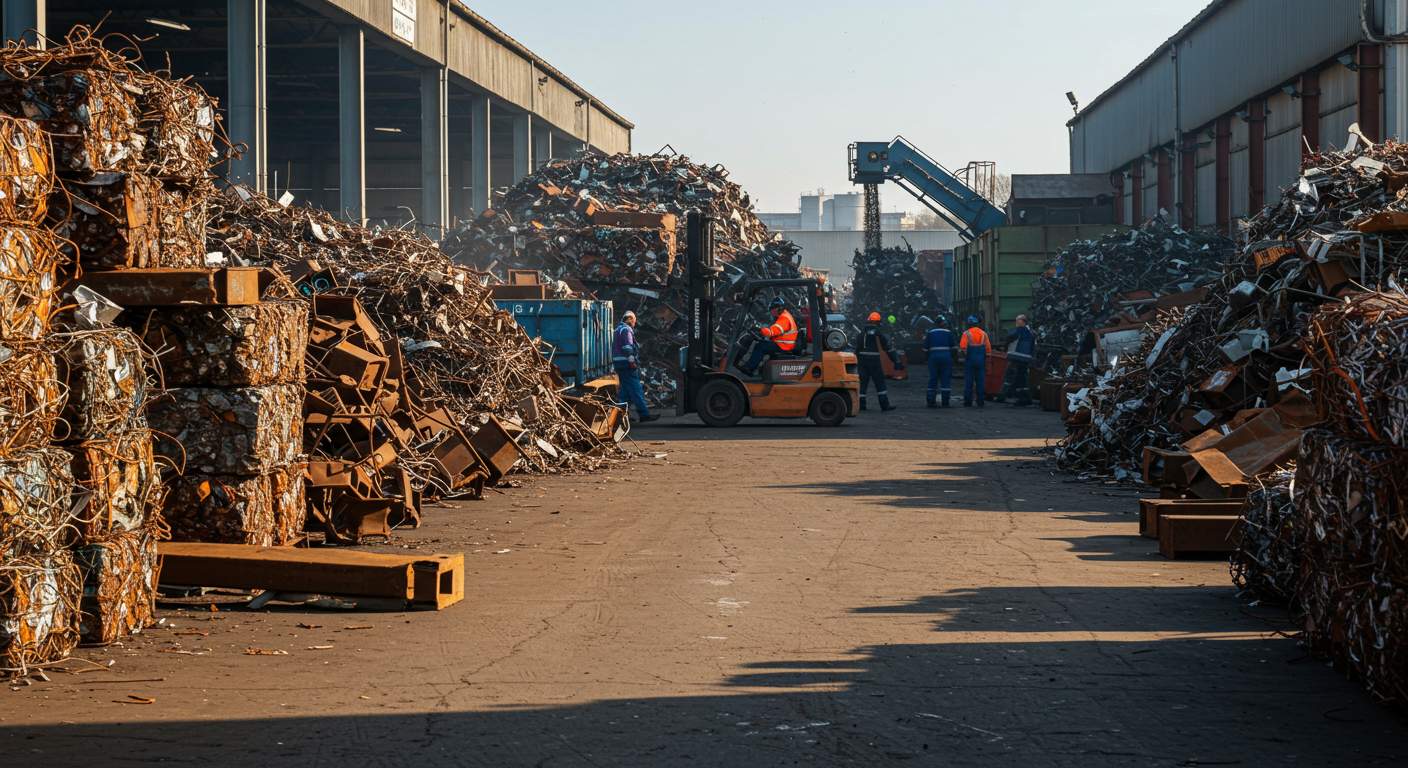 Прием металлических обрезков