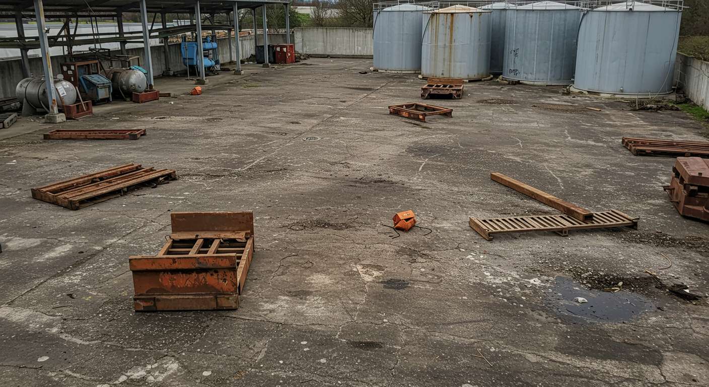 Вывоз металлических цистерн с завода