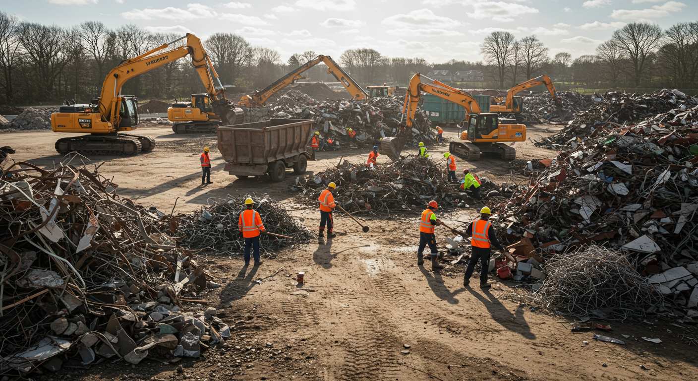 Вывоз металлических отходов со стройки Вывоз металлических отходов со стройки