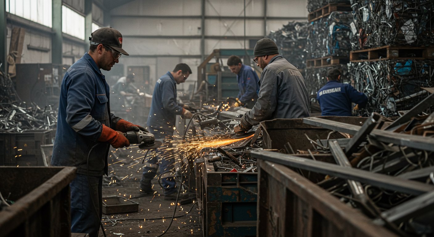 Эффективный демонтаж мелкого металлолома на складе Демонтаж мелкогабаритного металлолома на складе