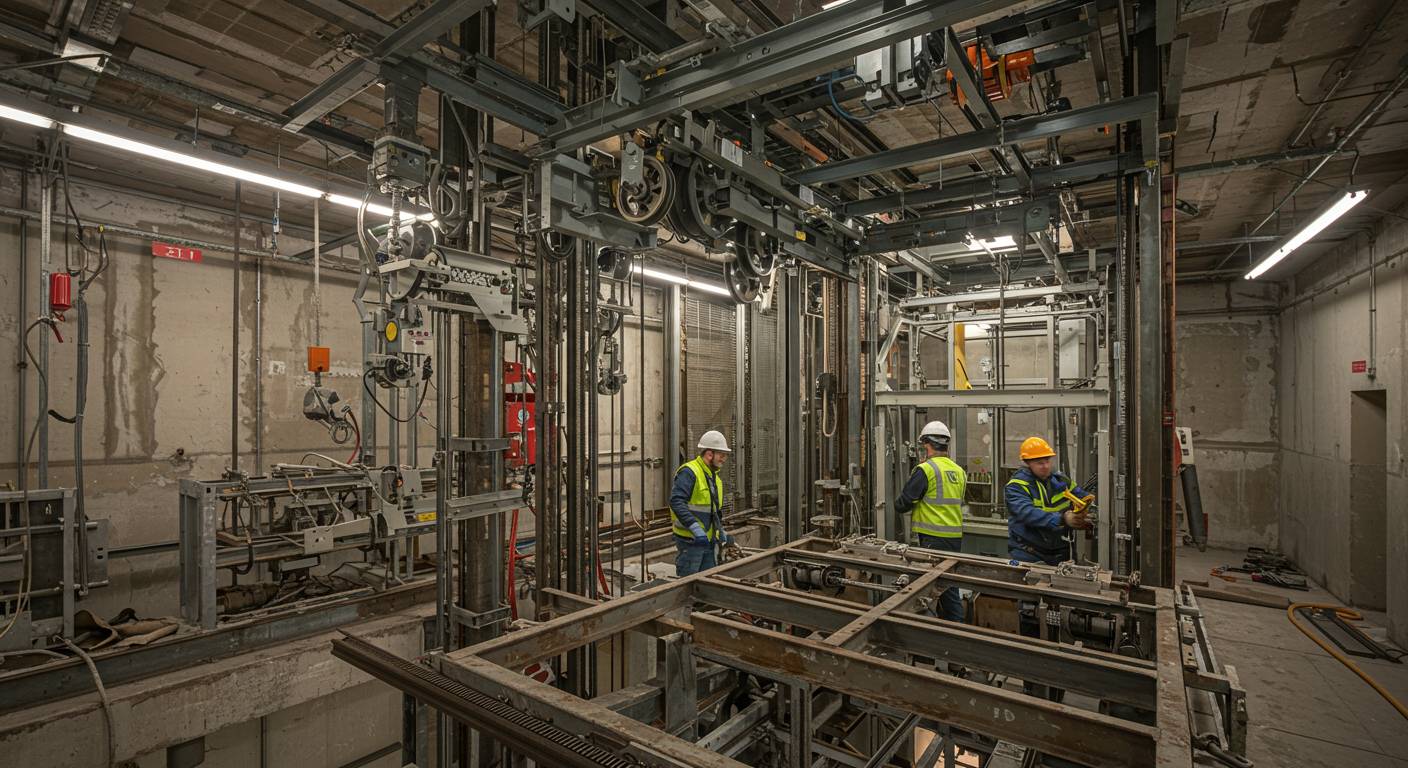 Демонтаж лифтового оборудования и шахт