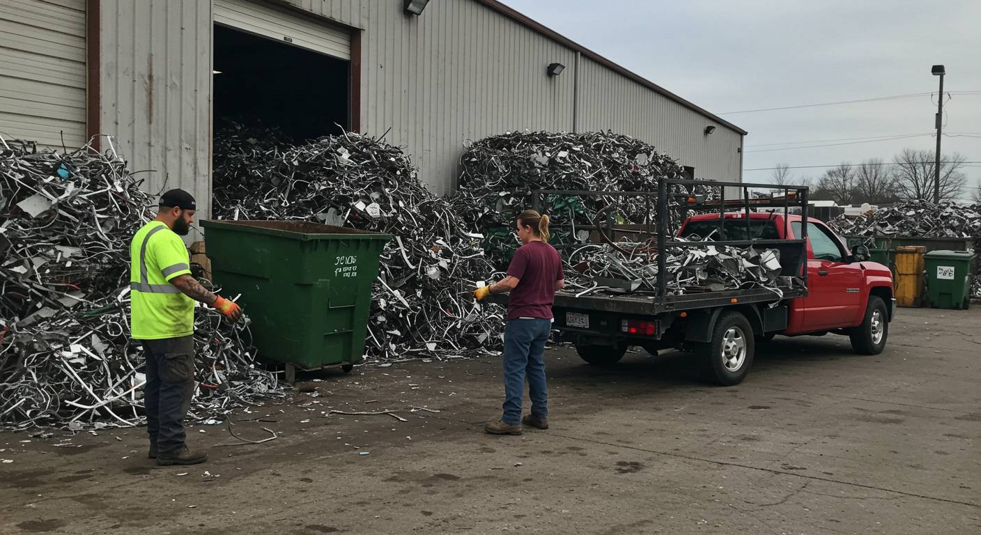 Вывоз металлолома средних объемов с коммерческих помещений