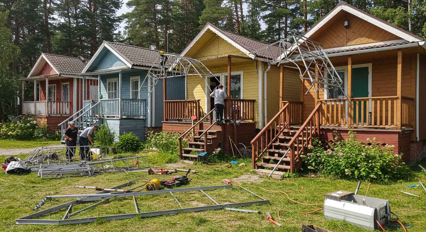 Вывоз металлических конструкций с дачных участков