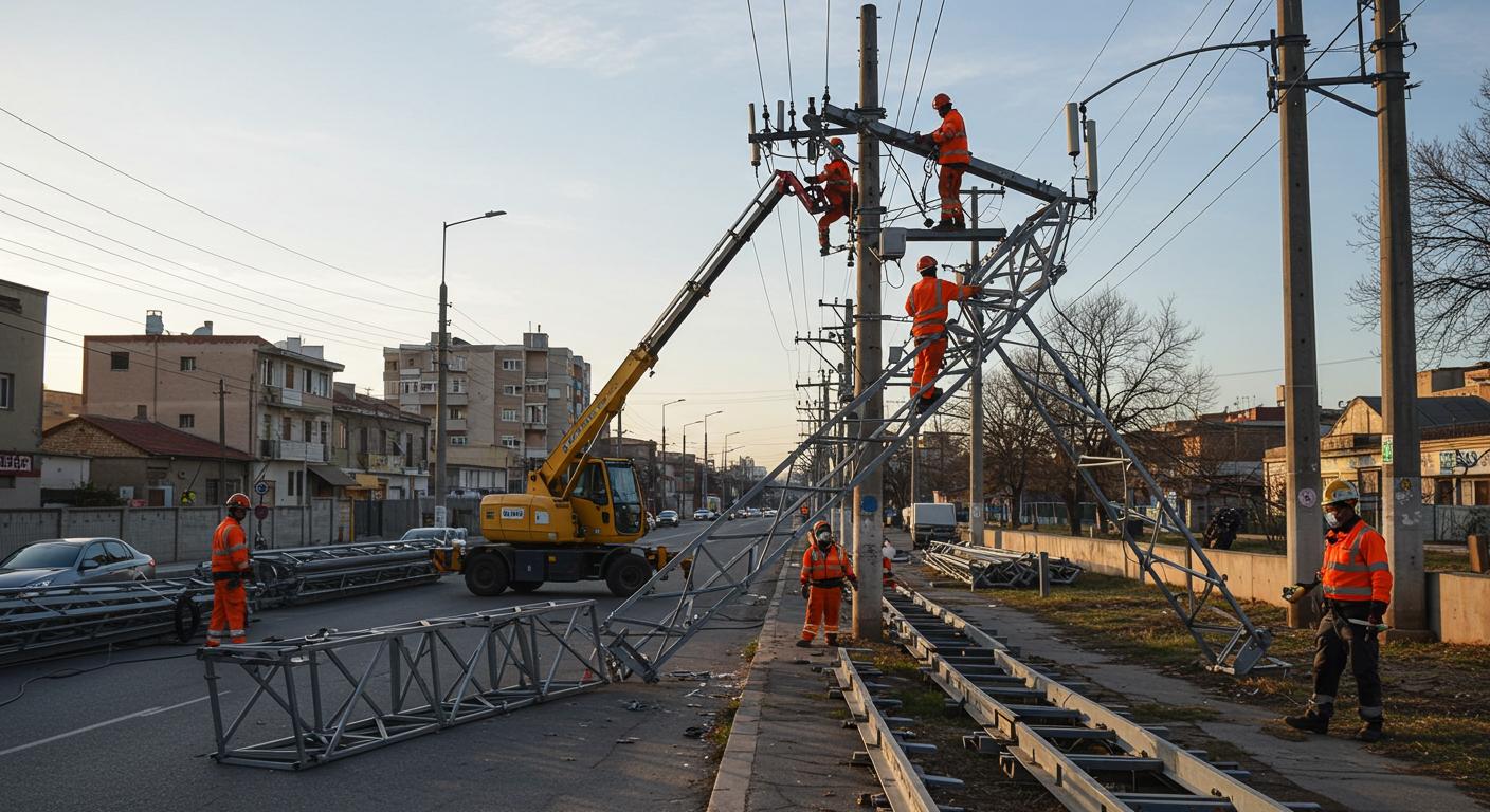 Демонтаж опор линий связи Демонтаж опор линий связи