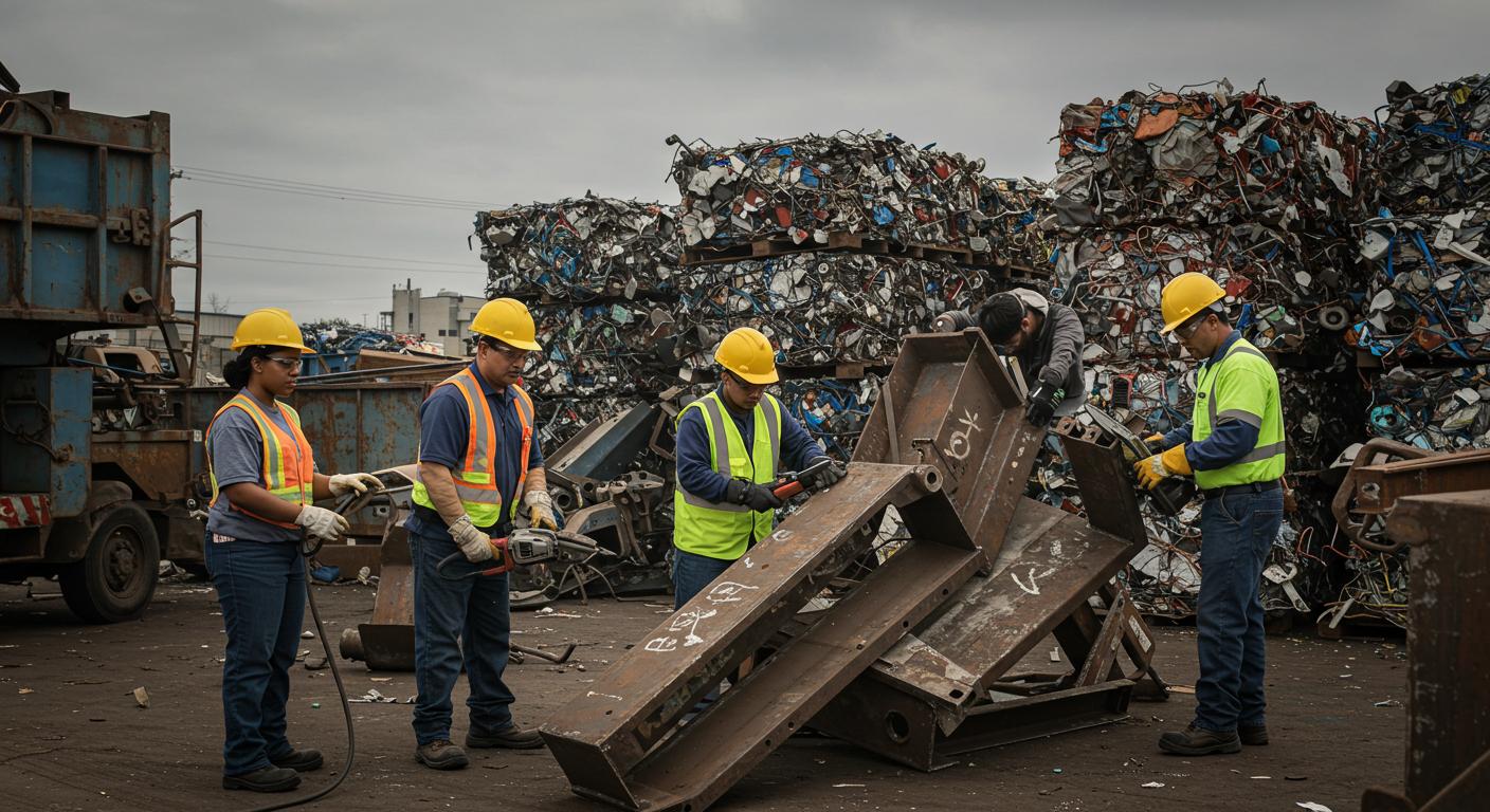 Вывоз металлического оборудования на лом