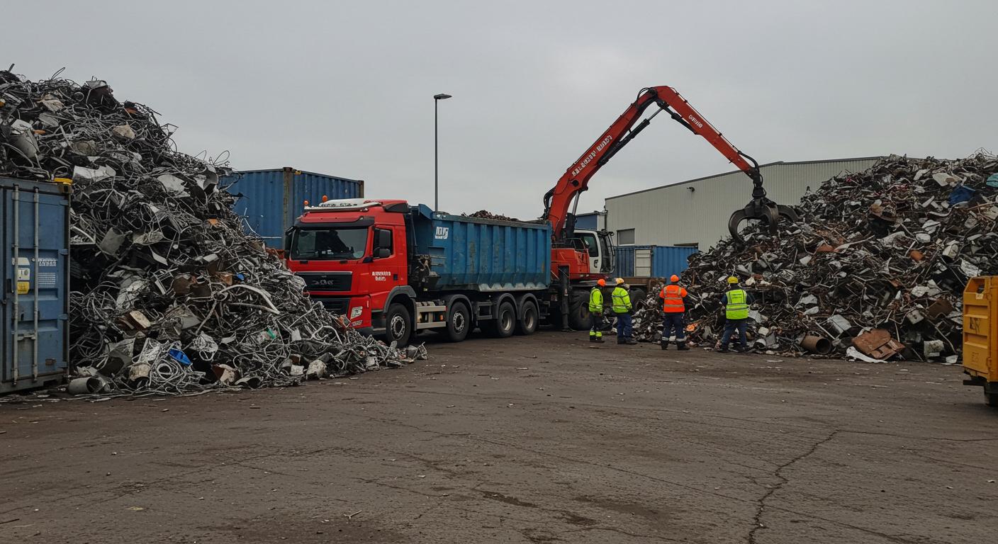 Вывоз крупного металлолома с коммерческих помещений
