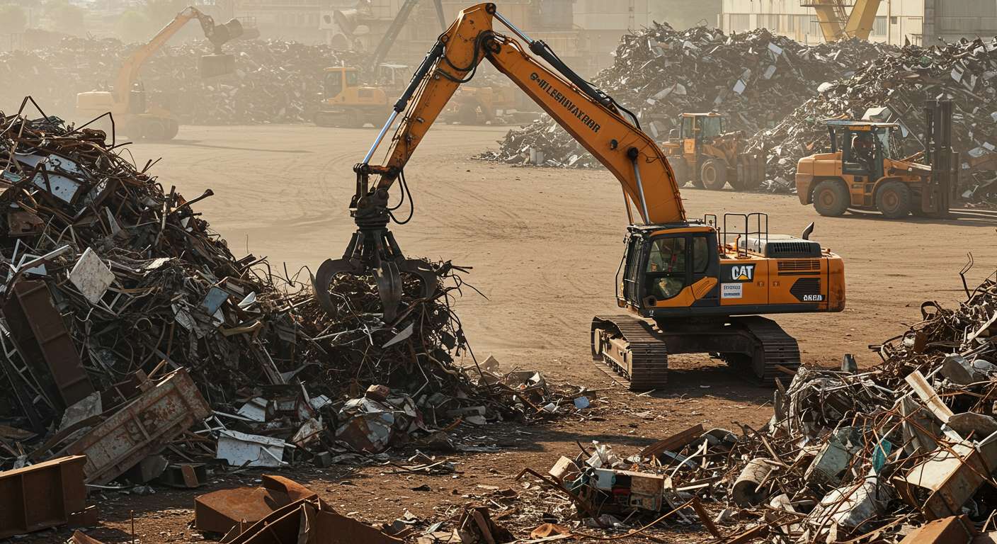 Вывоз металлических отходов в промышленных масштабах