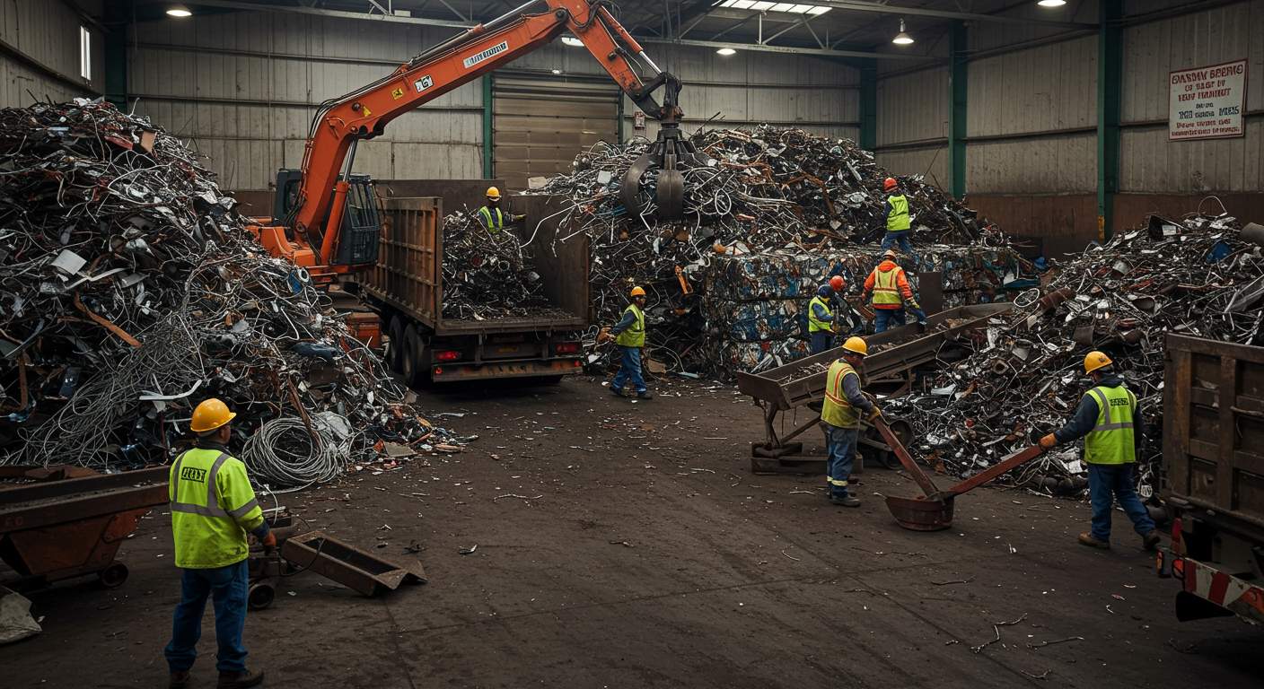 Приём металлического лома в круглосуточных пунктах