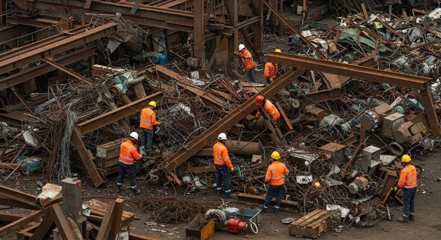 Вывоз металлических изделий после демонтажа Вывоз металлических изделий после демонтажа