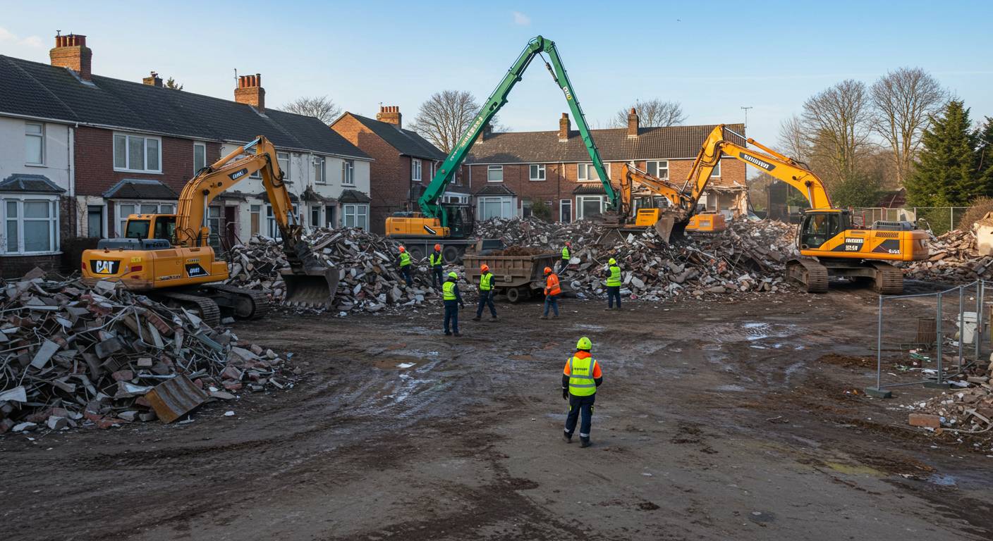 Вывоз металлолома при сносе частного дома