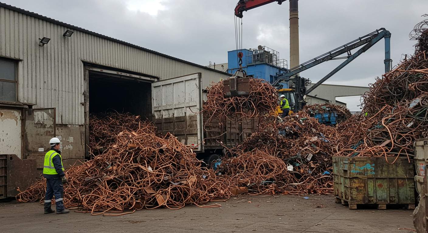 Приём лома меди у юридических лиц