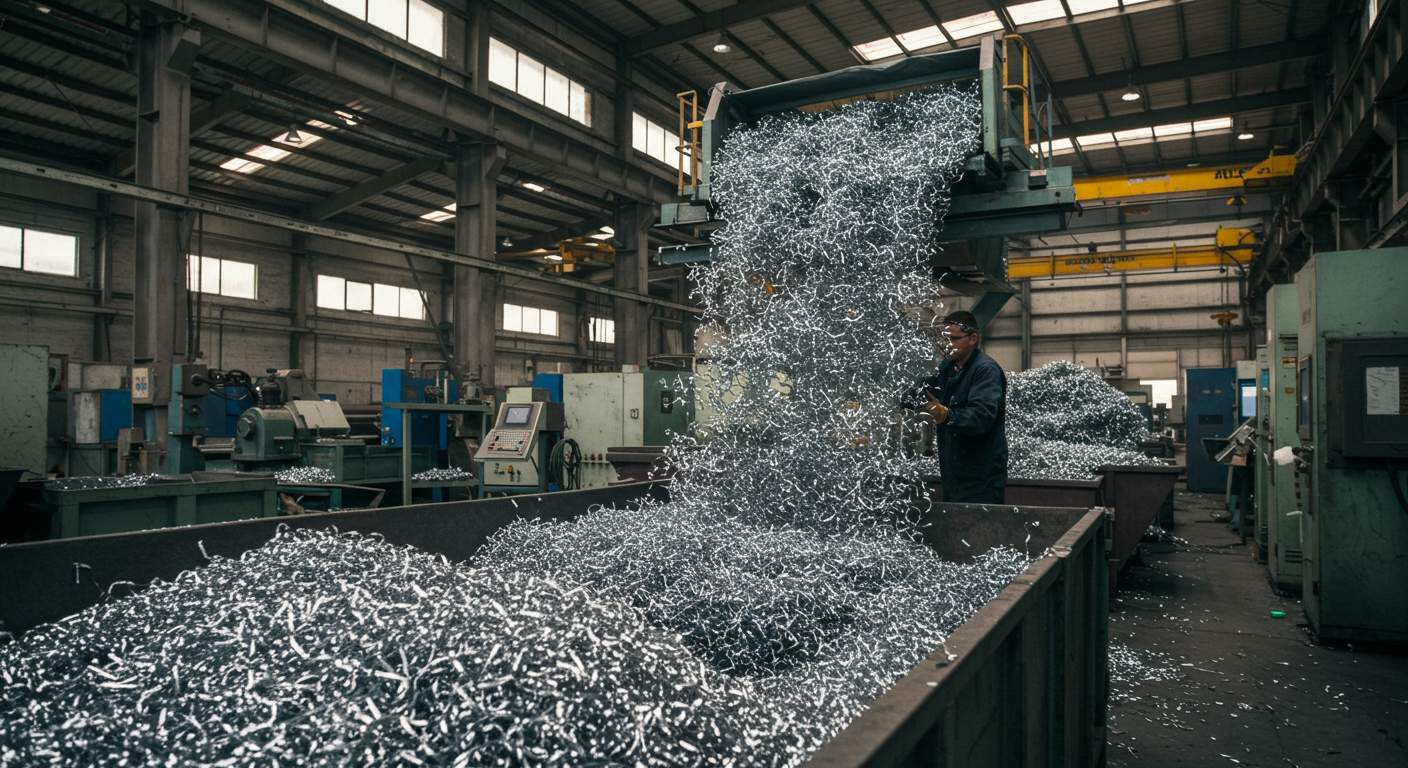 Прием алюминиевой стружки на переработку