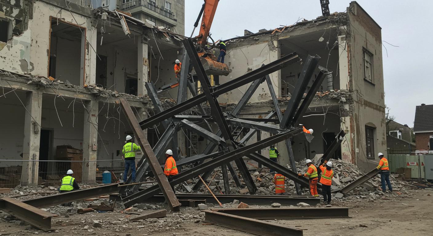 Демонтаж металлических конструкций при реконструкции Демонтаж металлических конструкций при реконструкции