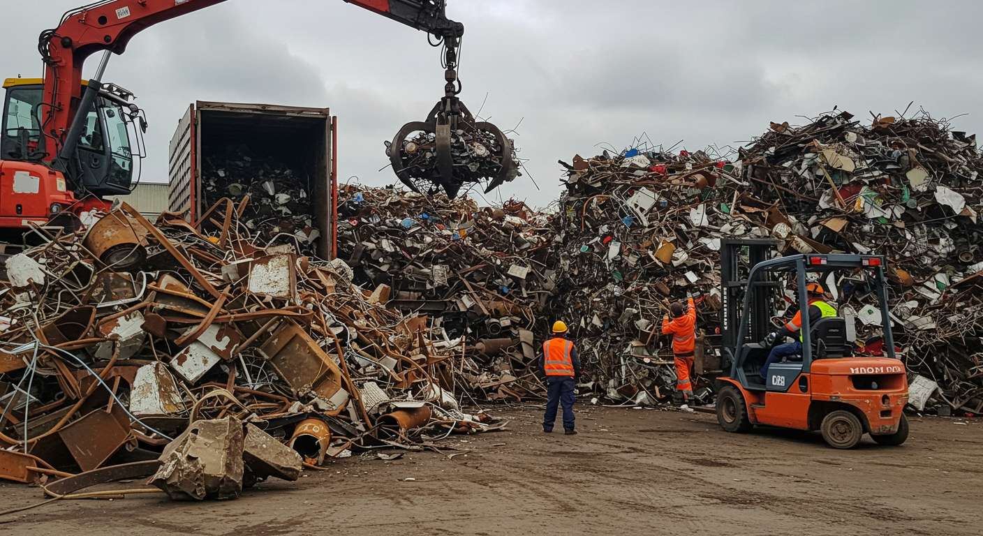 Вывоз металлолома с погрузкой и транспортировкой