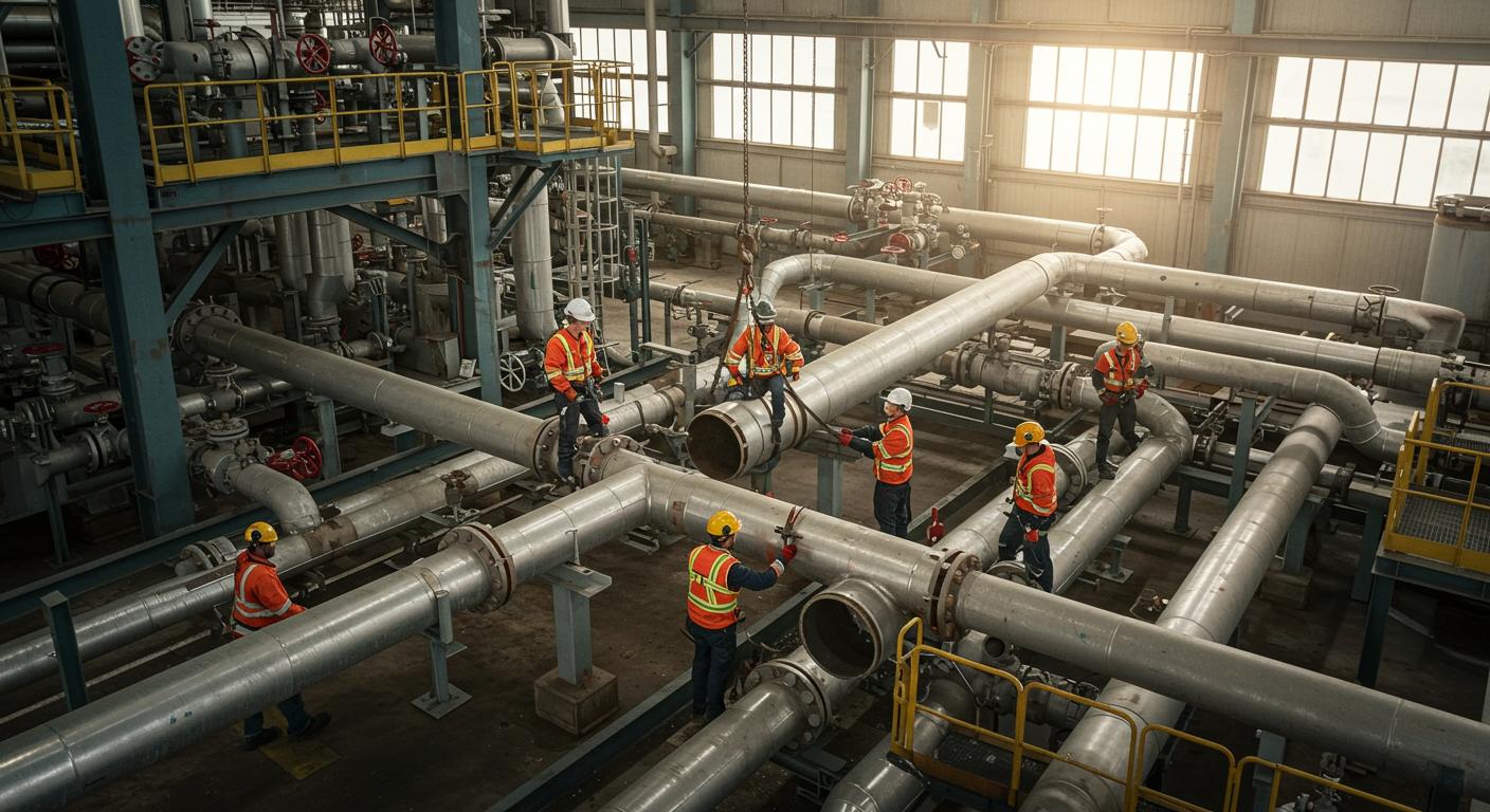 Удаление трубных элементов с производственных объектов