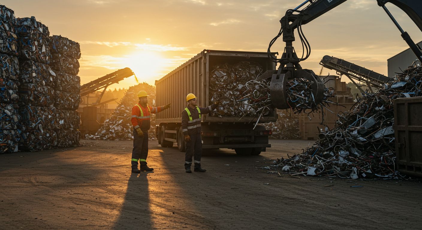 Приём металлолома у предприятий с транспортировкой