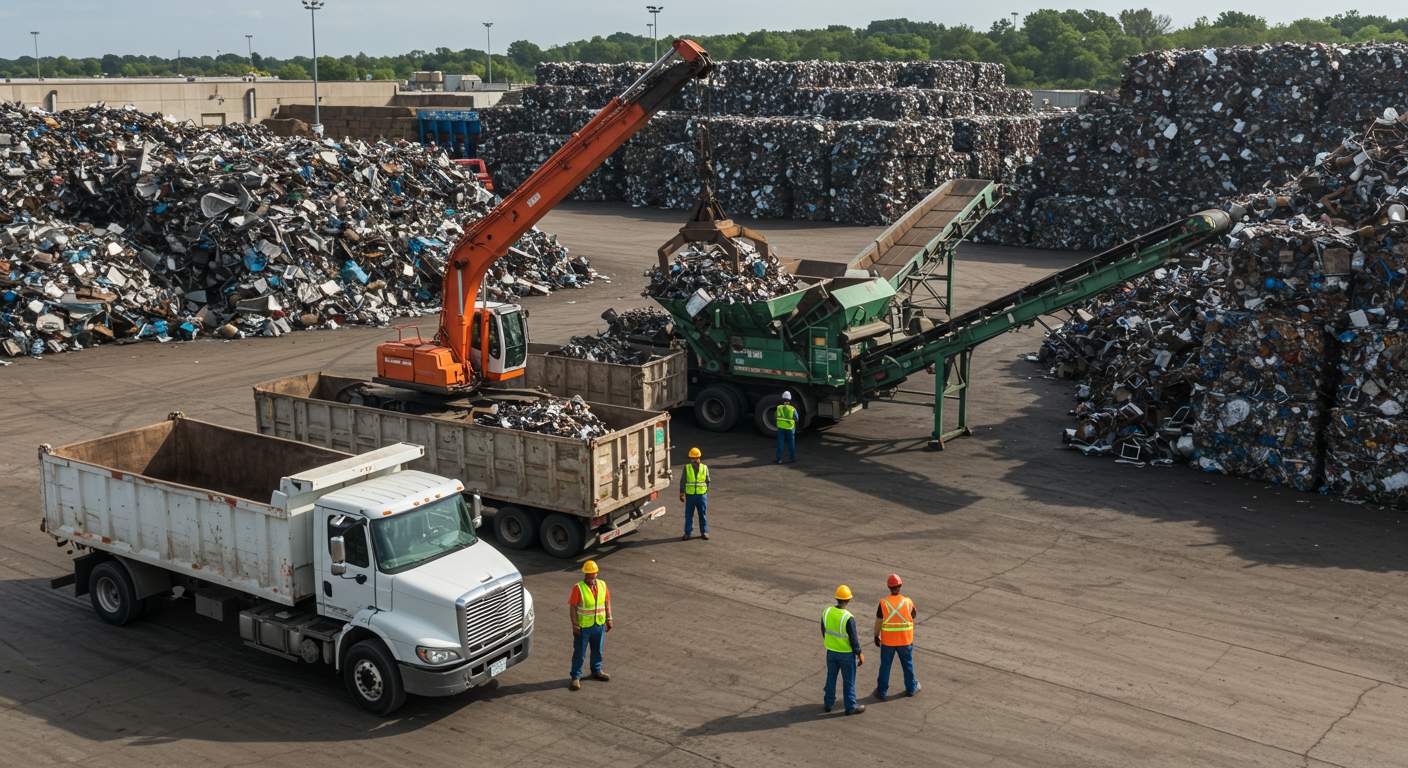 Приём и транспортировка металлолома на предприятии Приём и транспортировка металлолома на предприятии