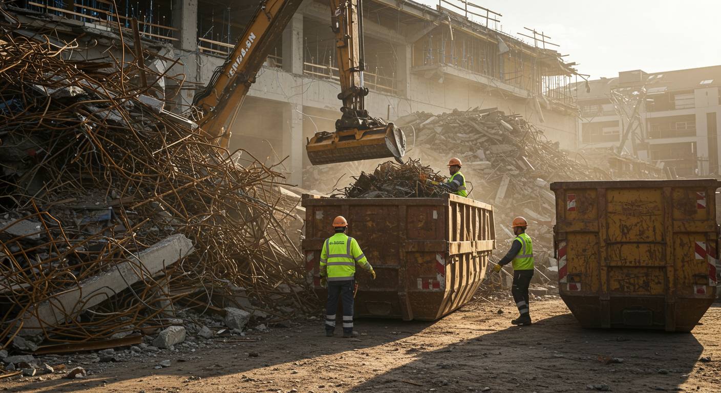 Вывоз металлических отходов после реконструкции