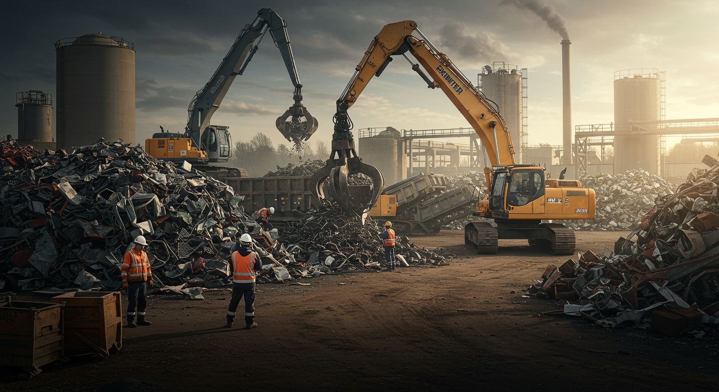 Вывоз металлолома высокого качества с промышленных объектов