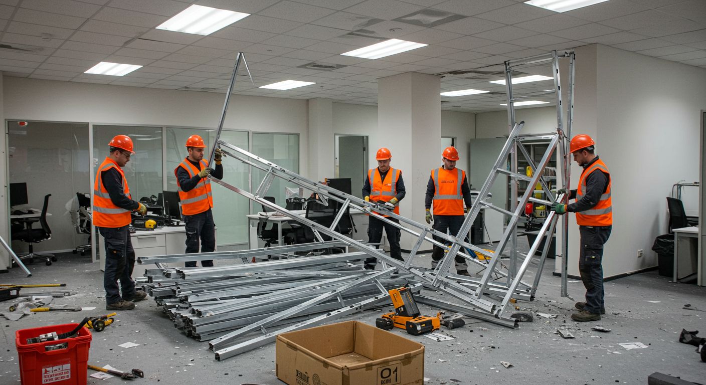 Вывоз металлических конструкций из офисов Вывоз металлических конструкций из офисов