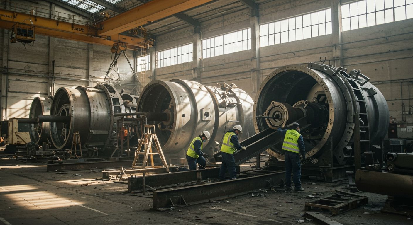 Демонтаж металлического оборудования при ликвидации предприятия Демонтаж металлического оборудования при ликвидации предприятия