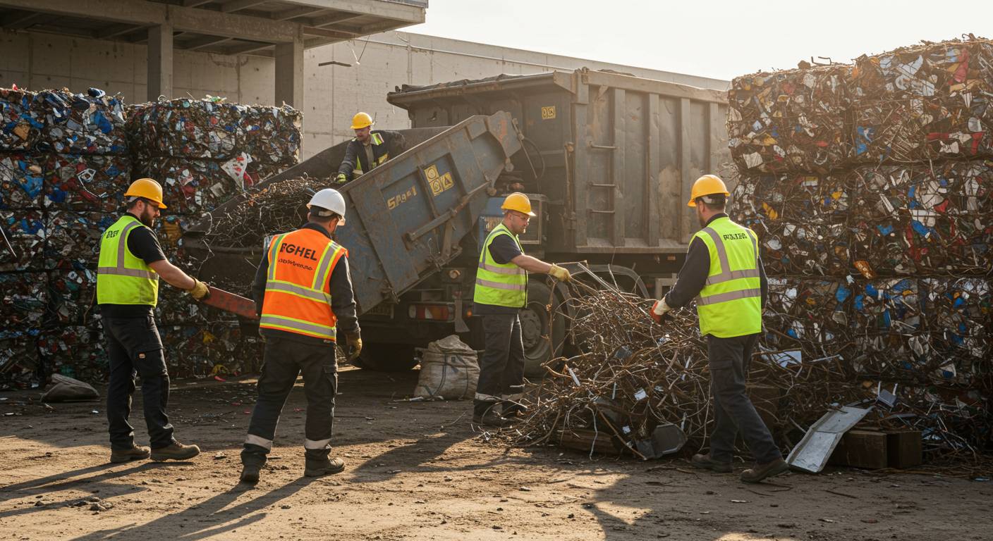 Вывоз металлолома среднего качества с строительных площадок