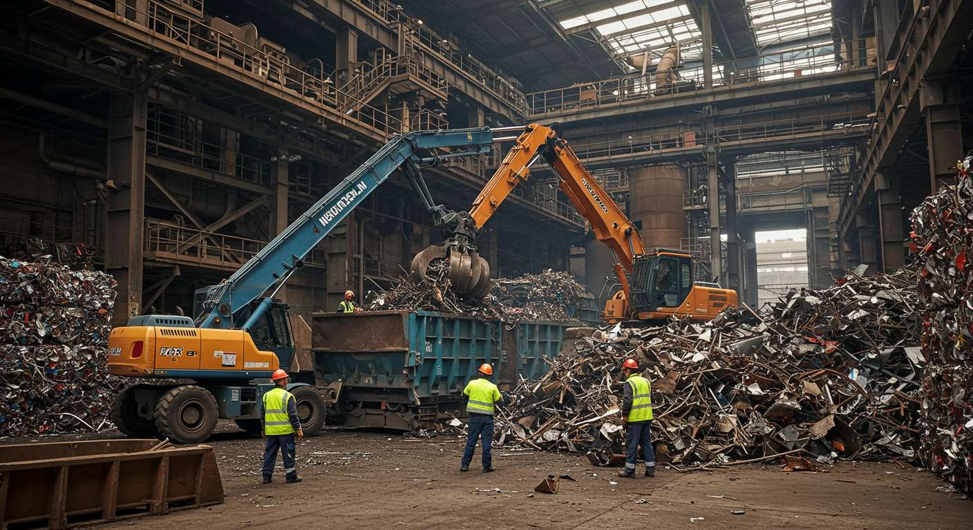 Вывоз металлолома среднего качества с производственных предприятий