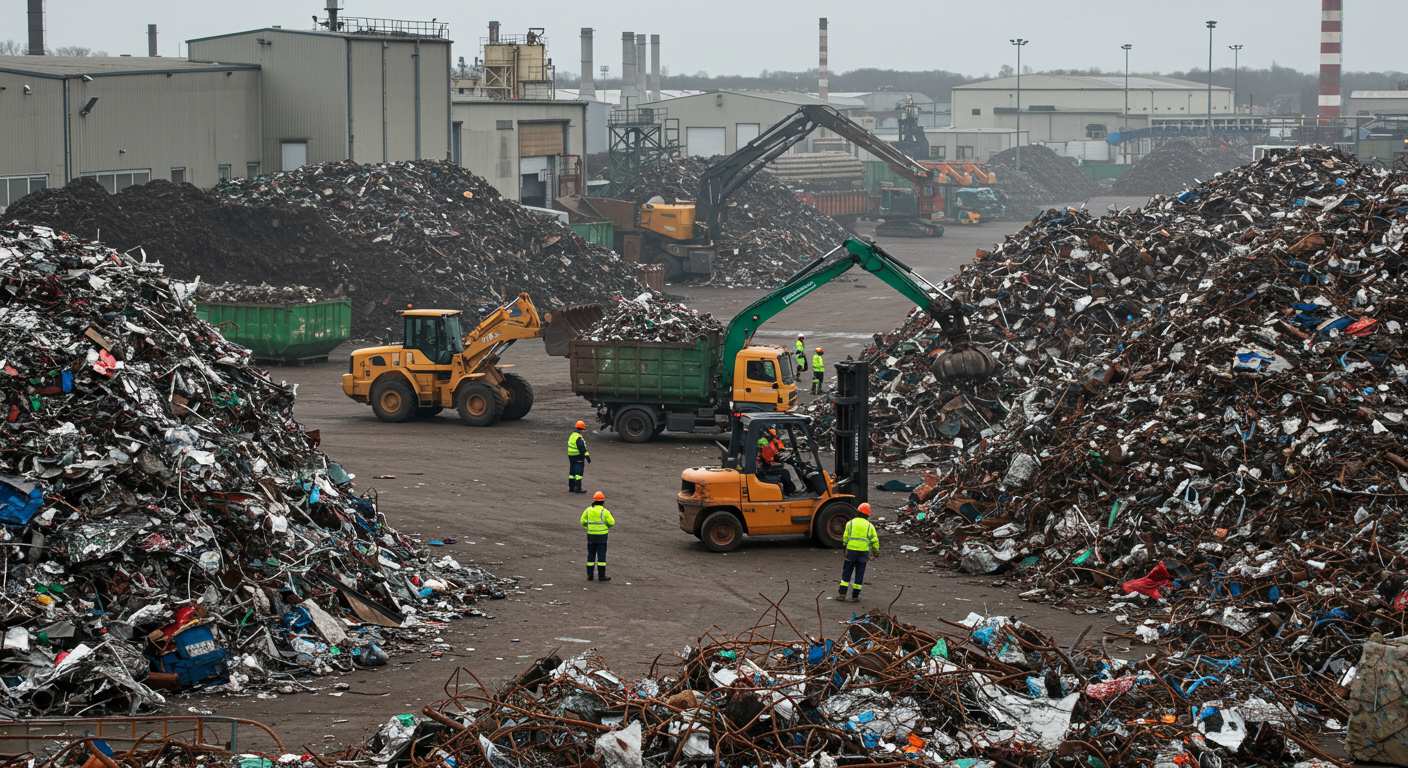 Вывоз сортированного металлолома с промышленных объектов