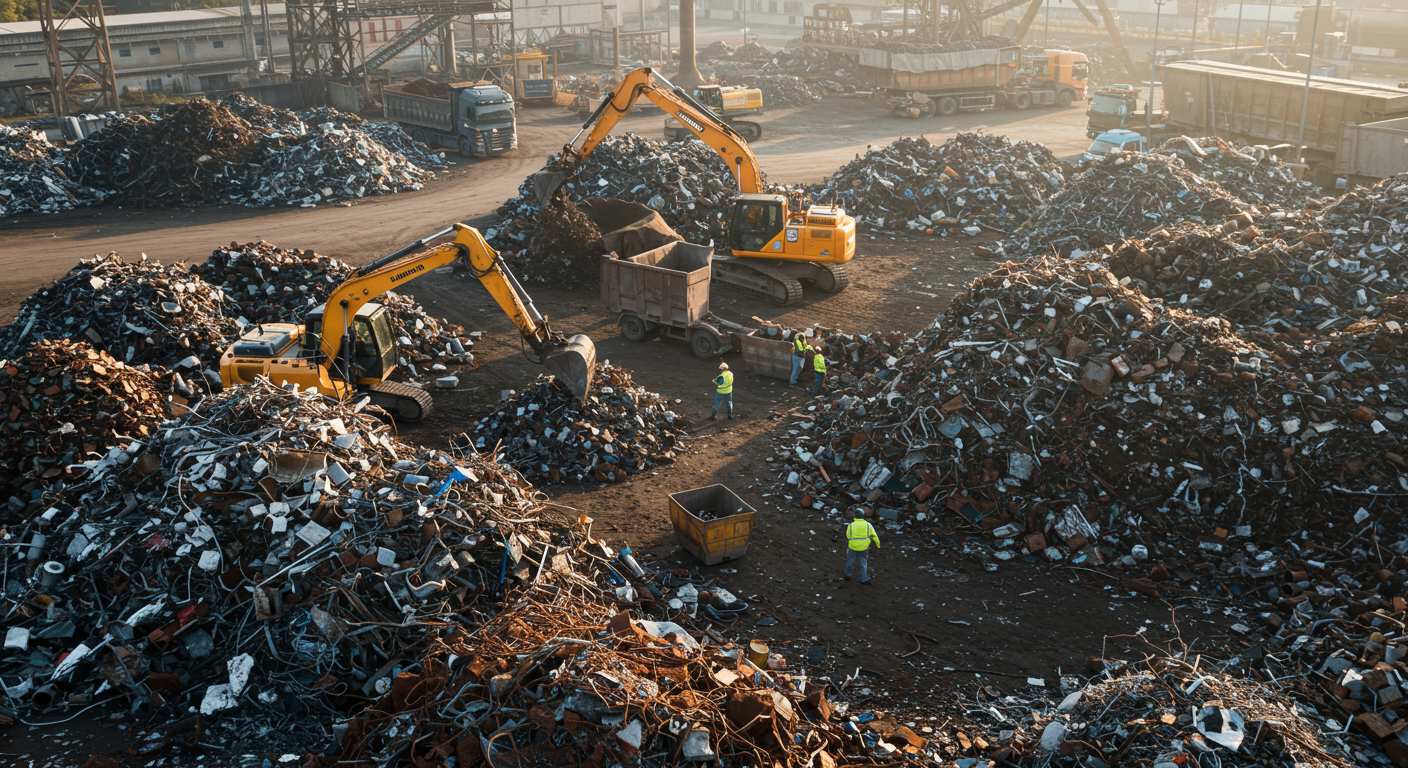 Вывоз сортированного металлолома с промышленных объектов