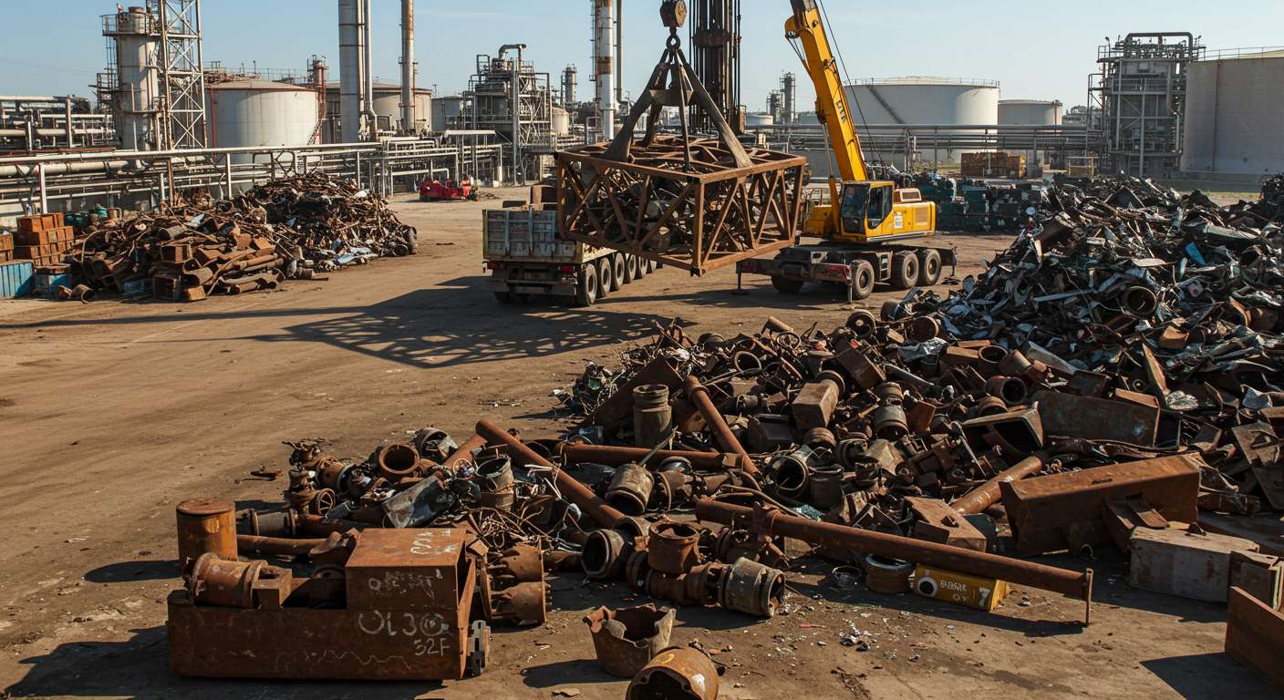 Демонтаж металлолома в нефтегазовой отрасли