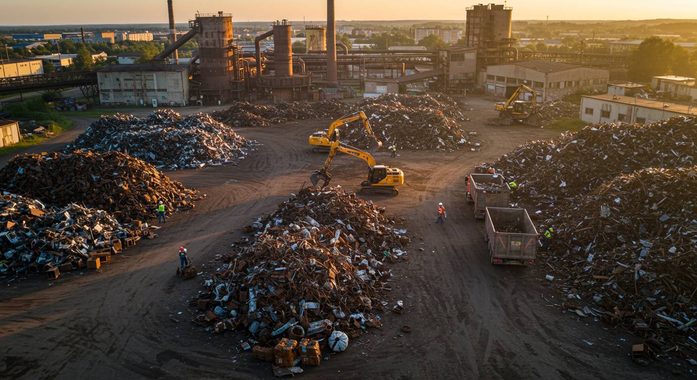 Вывоз некачественного металлолома с промышленных объектов