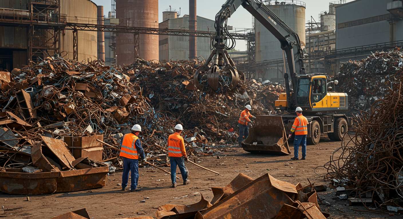 Вывоз некачественного металлолома с промышленных объектов Вывоз некачественного металлолома с промышленных объектов