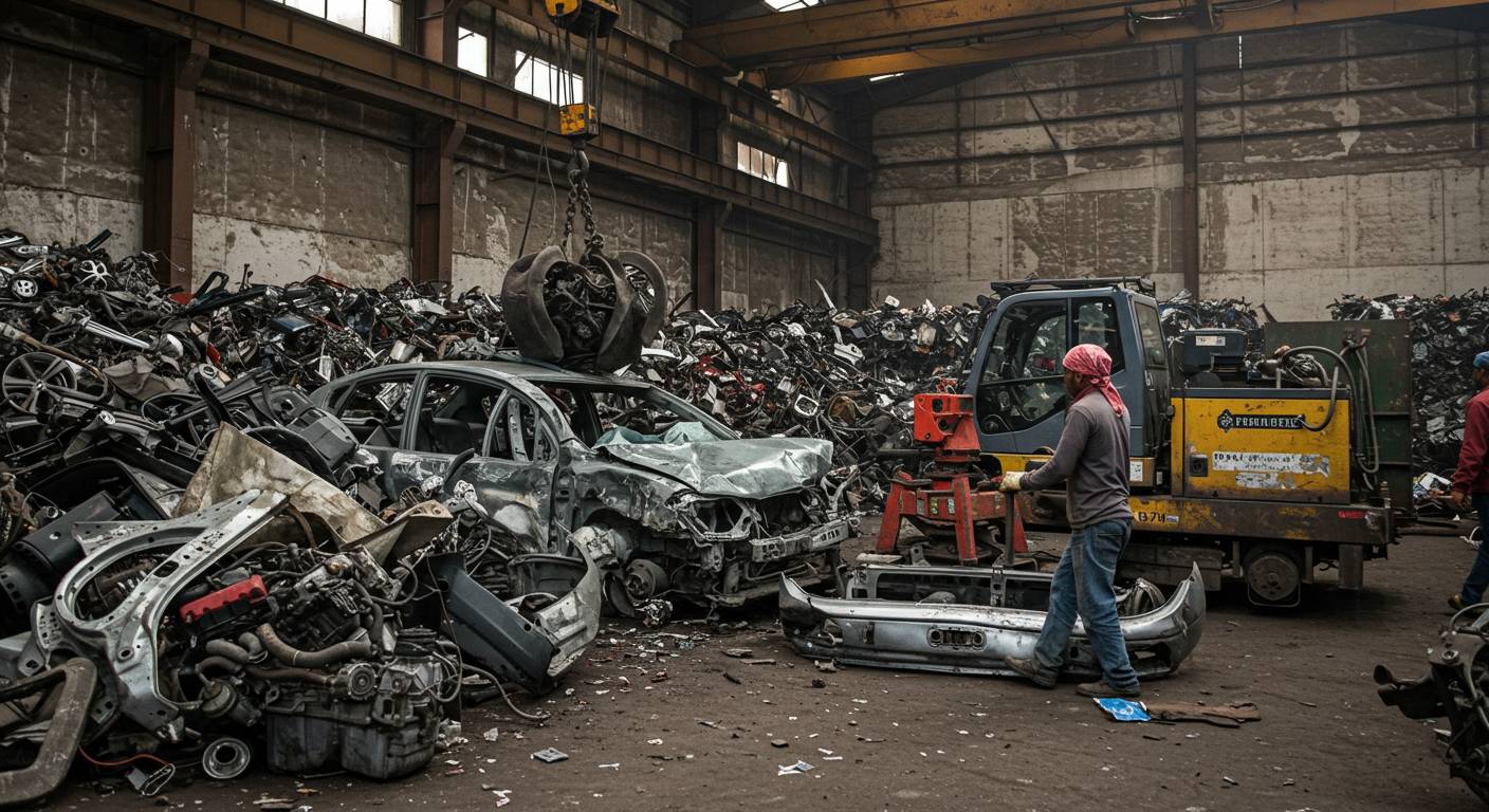 Прием металлолома от старых машин