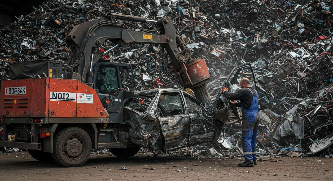 Прием металлолома от старых машин