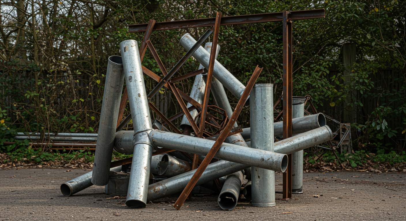 Утилизация оцинкованных труб и конструкций