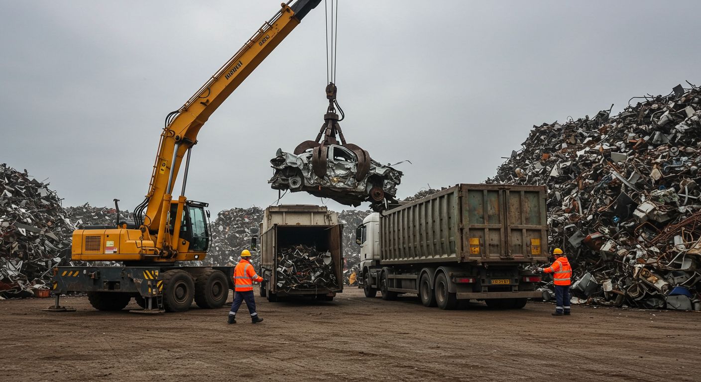 Вывоз и экологическая переработка промышленных отходов Вывоз металлолома с утилизацией промышленных отходов