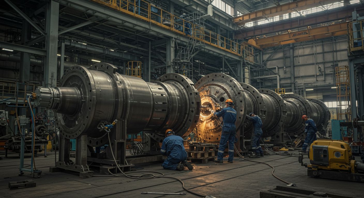 Демонтаж металлических конструкций на предприятии