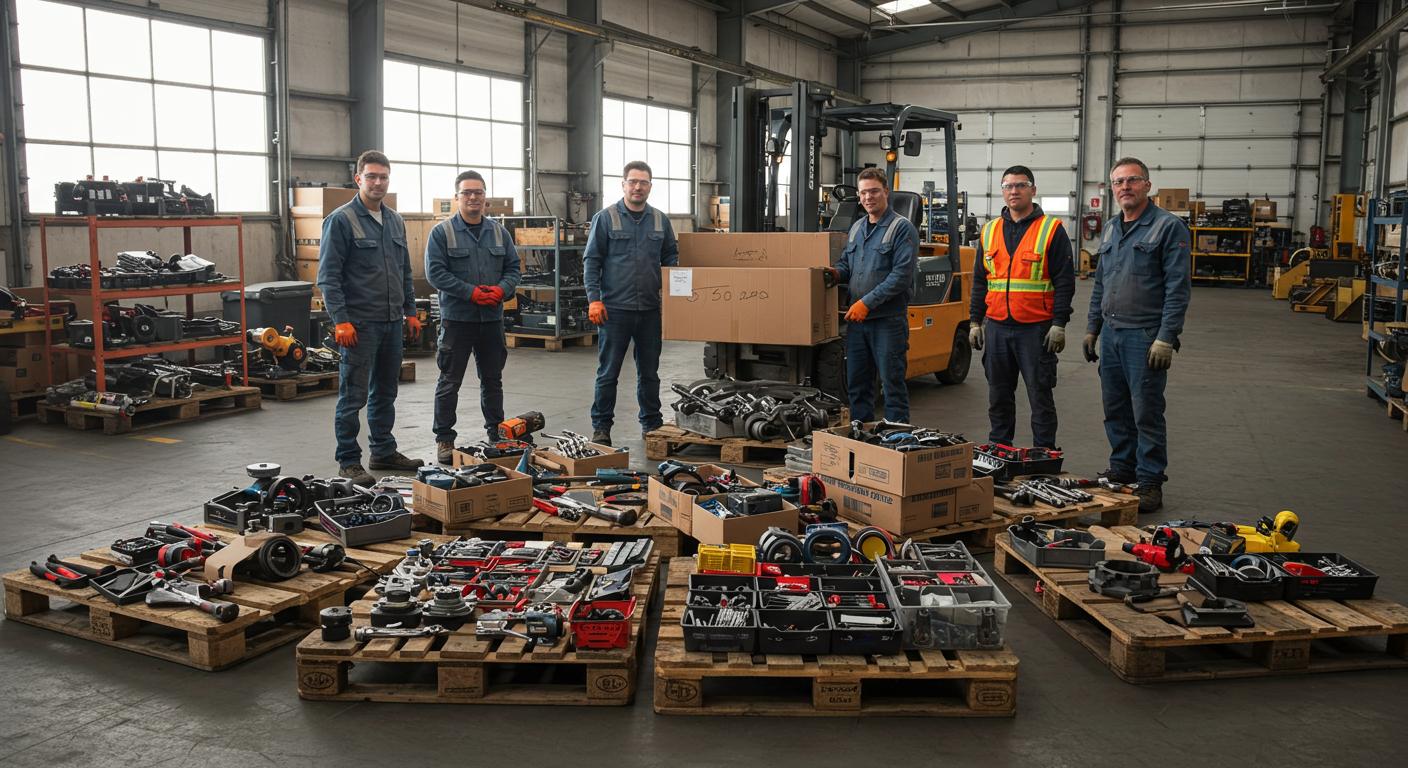 Прием инструментов для ремонта техники