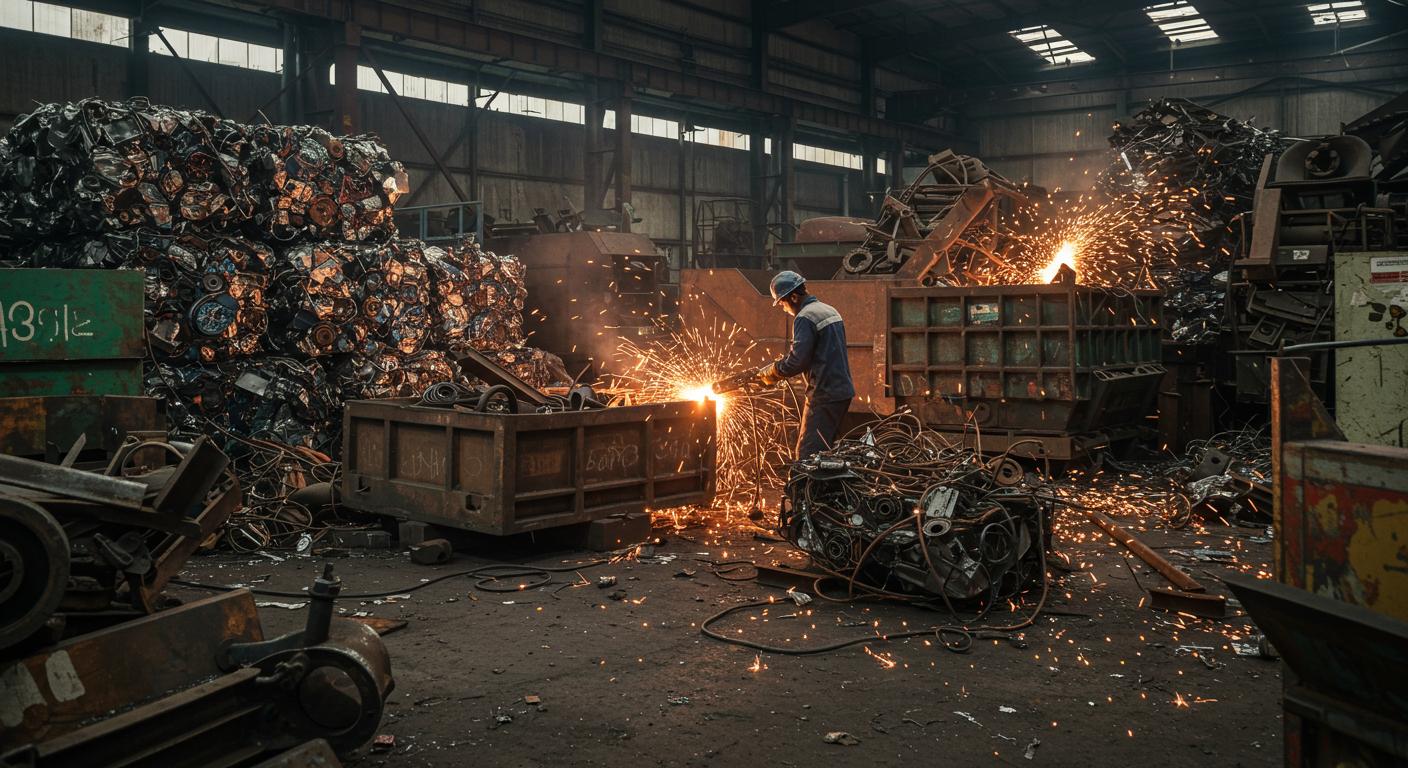 Утилизация металлических деталей и конструкций