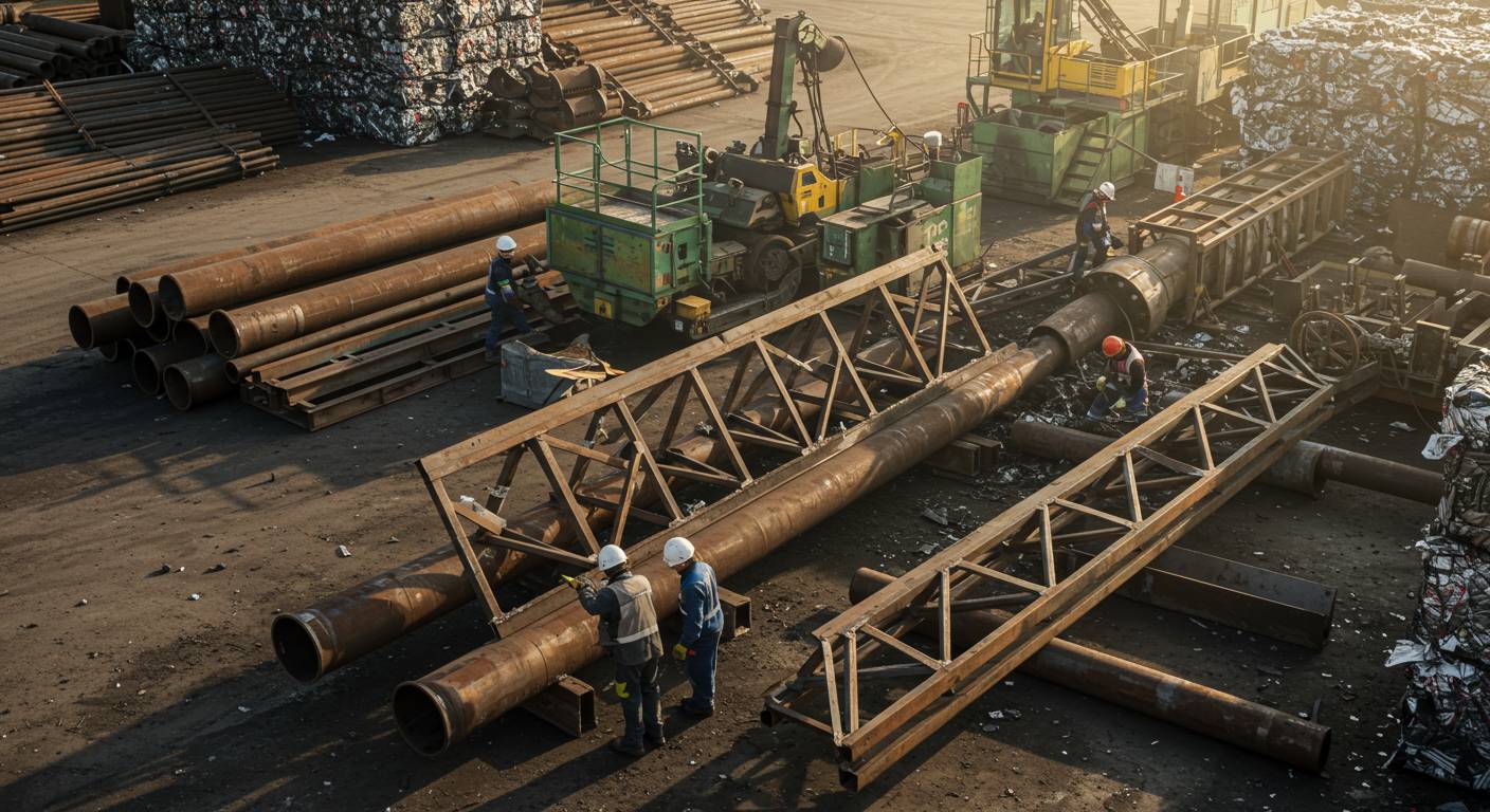 Рециклинг металлических труб и трубопроводных конструкций