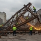 Демонтаж металлических конструкций в городских зонах